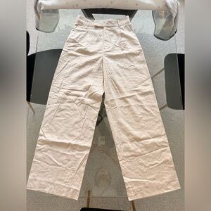 Banana Republic Beige Wide-Leg Pants